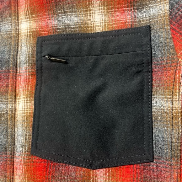 Pendleton Men’s Two-Layer Wool Blend Shirt Jacket RED M - Picture 4 of 10